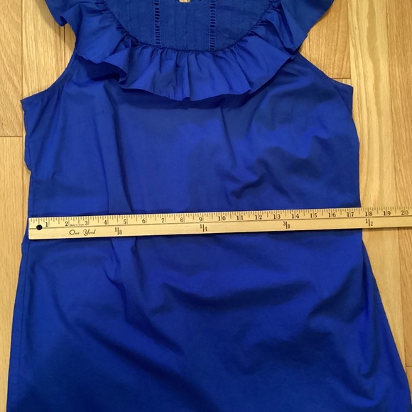 J. Crew Cotton Dress, Royal Blue, Size 8 - Picture 7 of 11
